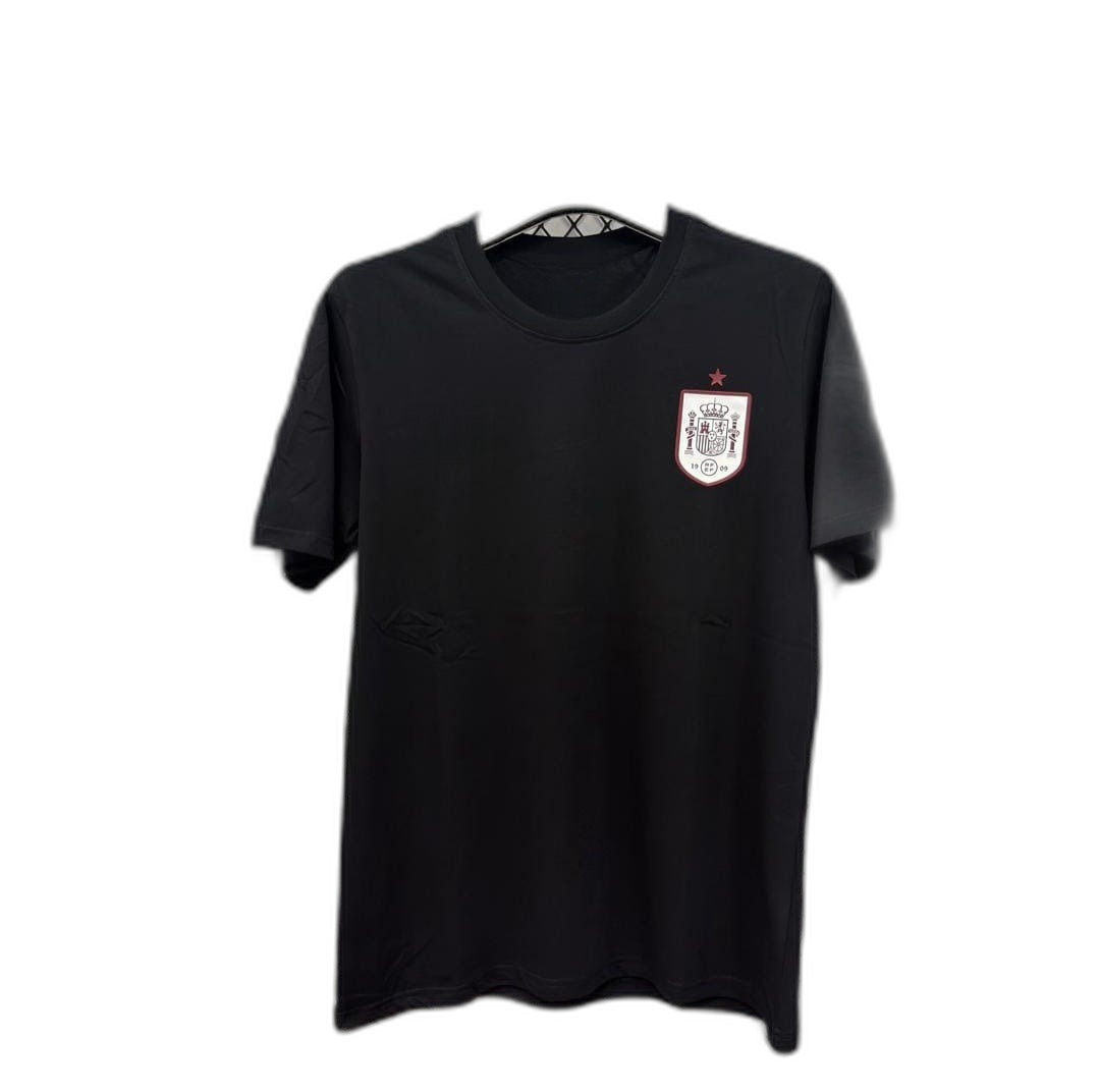 Selección Española Mundial camiseta de calle negra